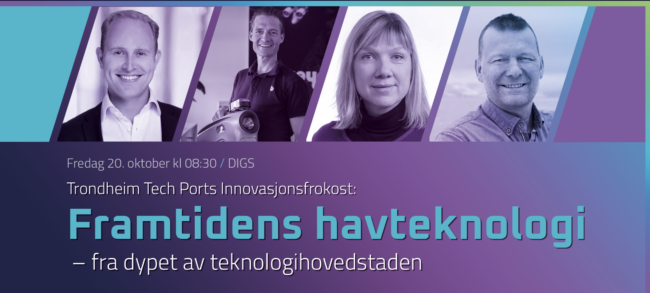 Skjermbilde 2023-10-30 kl. 18.47.51 Bildet viser deltakerne i pandeldebatten på Framtidens havteknologi